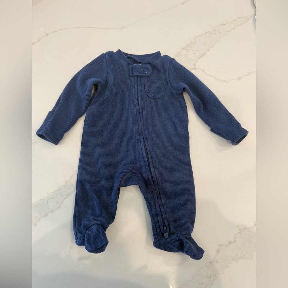 3 baby footie sleepers